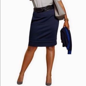 CAbi Lido Skirt 5051 Classic Navy Blue 6 NWT